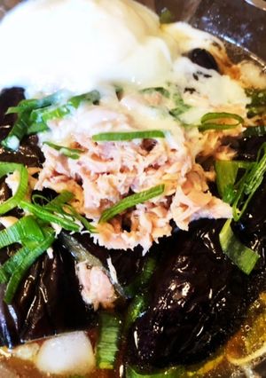 茄子とツナのぶっかけそうめん-レシピのメイン写真