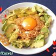 完熟アボカドと納豆を柚子胡椒でピリッと!
