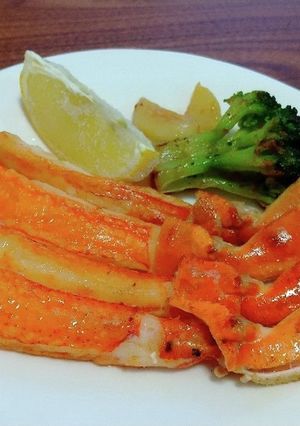 カニ足のバターソテー-レシピのメイン写真