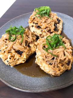 食物繊維強化!納豆おからハンバーグ-レシピのメイン写真