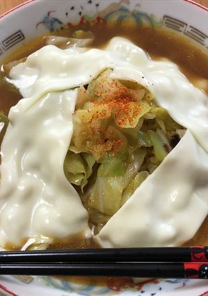 サッポロ一番でペペロンチーノ風☆-レシピのメイン写真