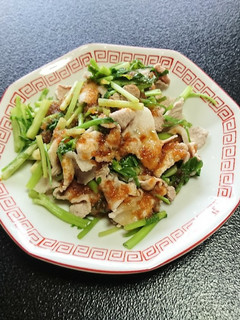 せりと豚肉しゃぶのおろし醤油ポン酢がけ-レシピのメイン写真