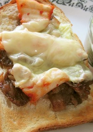 本技キムチとチーズのオーブン焼き-レシピのメイン写真
