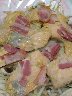 鮭ともやしの味噌バター-レシピのメイン写真