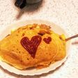 卵くしゅふわ♡味もしっかりオムライス♡