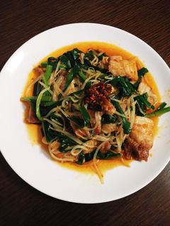 簡単☆豚肉と野菜のピリ辛炒め-レシピのメイン写真