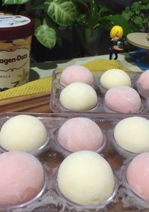 まん丸の雪見だいふく・下が分厚くならない-レシピのメイン写真