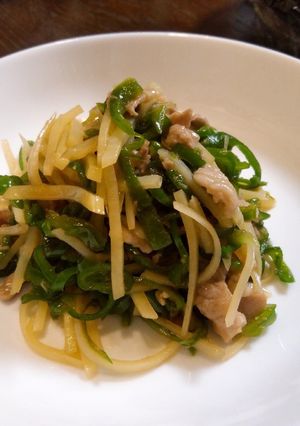 ＊じゃが芋とピーマンの青椒肉絲＊-レシピのメイン写真