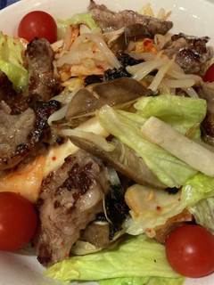 キムチ焼肉海苔サラダ-レシピのメイン写真