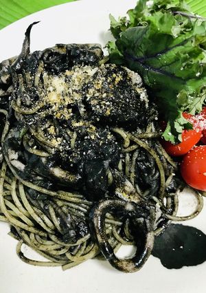 イカ墨パスタ-レシピのメイン写真
