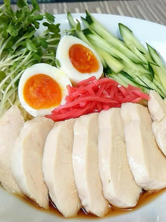 超簡単!サラダチキン冷やし中華!!-レシピのメイン写真