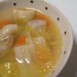 鶏もも肉と白菜のうまみたっぷりスープ