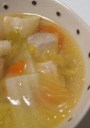 鶏もも肉と白菜のうまみたっぷりスープ-レシピのメイン写真