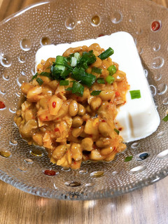 納豆キムチ豆腐のせ-レシピのメイン写真