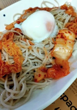 超簡単美味しい！　すごうま赤辛サラダ蕎麦-レシピのメイン写真