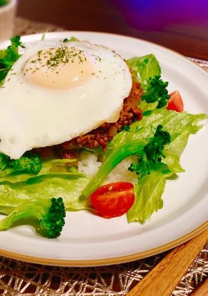万能挽き肉で簡単プレートごはん-レシピのメイン写真