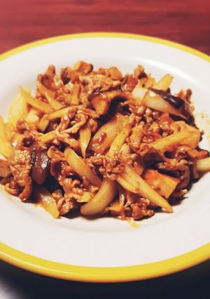 簡単◎豚肉と玉ねぎのチリソース風-レシピのメイン写真