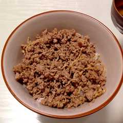 えのきと豚肉のそぼろ丼-レシピのメイン写真