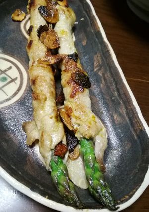 アスパラの豚ロース巻きカレー風味-レシピのメイン写真