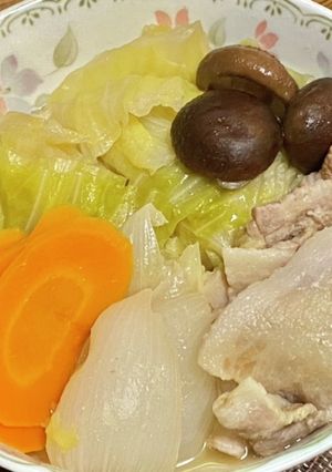 豚バラ肉と春キャベツのあっさり煮-レシピのメイン写真