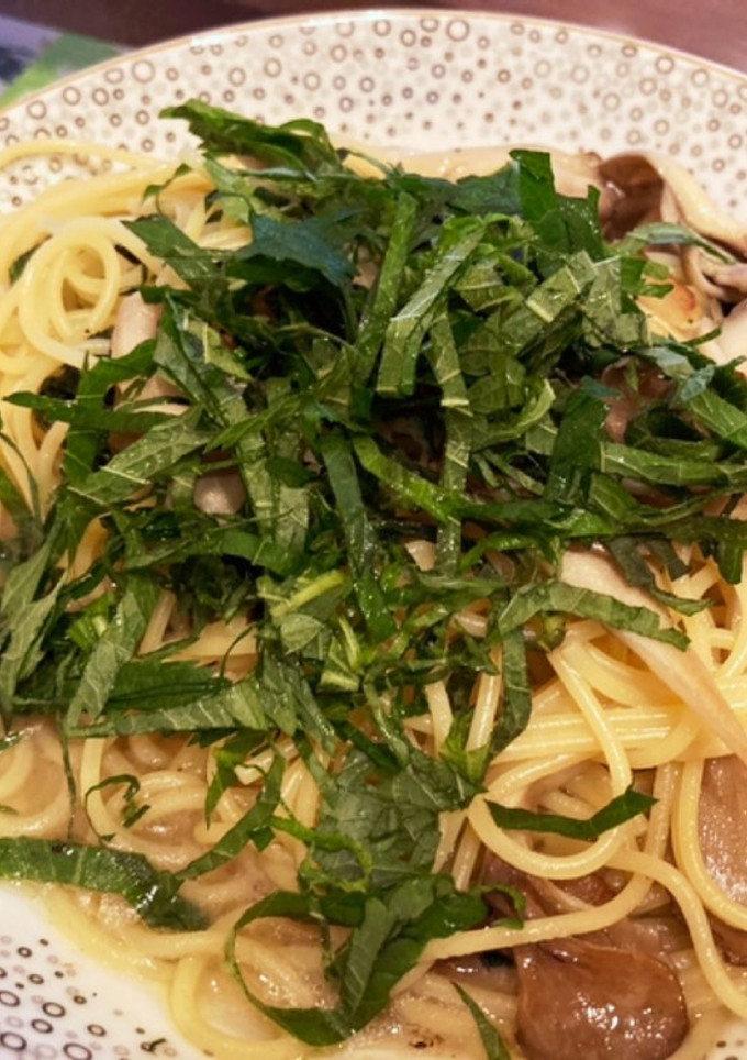 舞茸とシソの和風パスタ-レシピのメイン写真