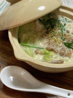 豚肉とニラの豆乳鍋-レシピのメイン写真