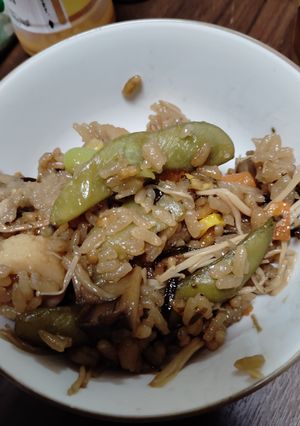 秋の炊き込みご飯&家にある具材で-レシピのメイン写真