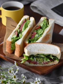 トースト野菜サンド♡-レシピのメイン写真