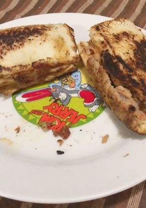 豚キムホットサンド-レシピのメイン写真
