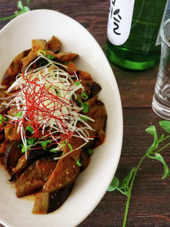 ごはんが進む!なすの韓国風煮-レシピのメイン写真