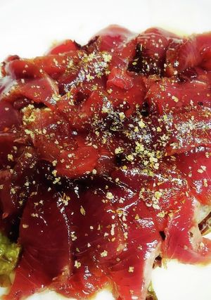 カツオのカルパッチョ(⑅•ᴗ•⑅)-レシピのメイン写真