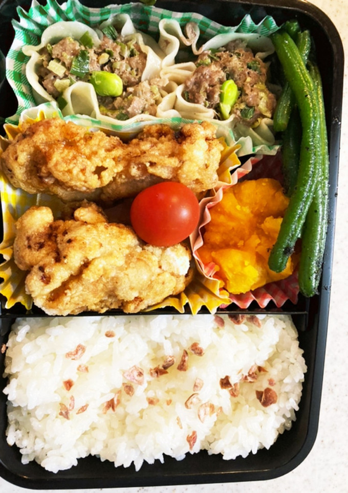 唐揚げ編　高校生男子弁当-レシピのメイン写真