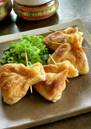キムチと納豆のお袋焼き-レシピのメイン写真