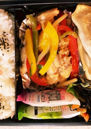 餃子編冷凍蒟蒻ゼリー高校生男子弁当-レシピのメイン写真