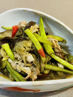 ナスといんげんと豚肉の煮物〜何食べ#55-レシピのメイン写真