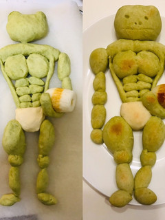 最新型よもぎパン(筋肉パン)-レシピのメイン写真