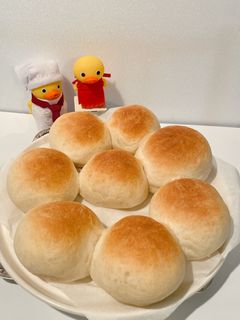 HB ふんわりおいしい✨簡単丸パン-レシピのメイン写真
