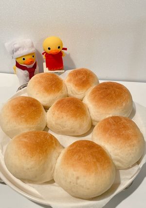 HB ふんわりおいしい✨簡単丸パン-レシピのメイン写真