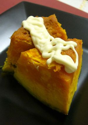 レンジで簡単☆カボチャマヨ。-レシピのメイン写真