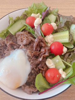 5分で出来るお手軽ランチ!焼肉サラダ丼-レシピのメイン写真