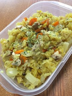 炊飯器でカレーピラフ-レシピのメイン写真