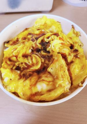 【男の独り飯】即席！卵丼！-レシピのメイン写真