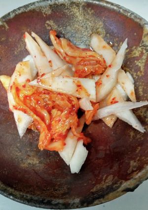 キクイモのキムチあえ-レシピのメイン写真