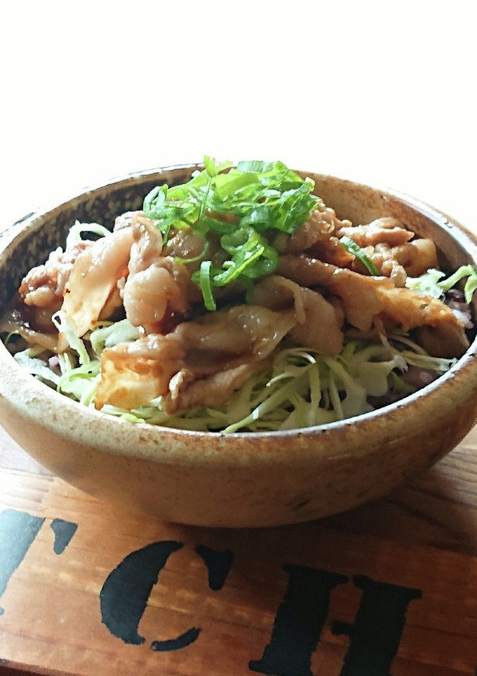 おひとり様★しょうが焼き丼-レシピのメイン写真