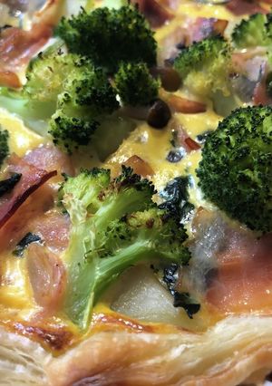 残り野菜とベーコンキッシュ　-レシピのメイン写真