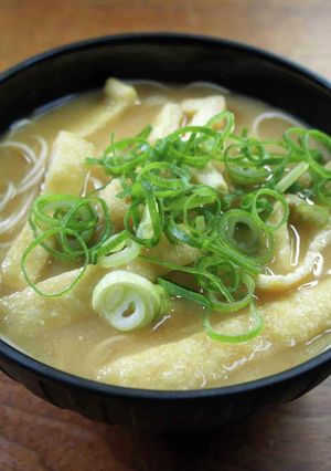 主食のそうめん味噌汁-レシピのメイン写真