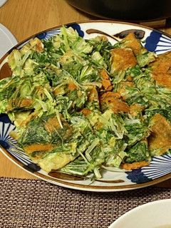 米粉で水菜のキムチチーズチヂミ-レシピのメイン写真