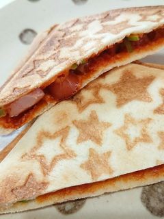ピザトースト風ホットサンド-レシピのメイン写真