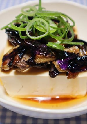 ヒルナンデス☆料理研究家☆乾燥ナスで冷奴-レシピのメイン写真