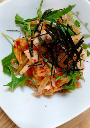 ヘルシー簡単キムチサラダ-レシピのメイン写真